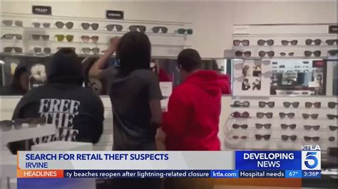 Suspects escape with $16,000 worth of sunglasses from Orange County mall